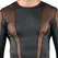 Svenjoyment Men's Shirt Long Sleeve Black Net Inserts Size L