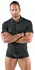 Svenjoyment Silver Lurex Shirt XL - Shimmering Stretch Design, Short Sleeves