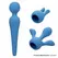 CalExotics Couture Collection Wand Kit Blue - 10-Speed Silicone Massager