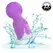 CalExotics First Time Rechargeable Intimate Massager 10 Modes Purple 12cm