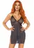 Lurex Y-Back Tank Dress Black - Elegant Shimmer, S/M Size