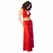 Chilirose CR 4857 Red Sheer Top & Wide-Leg Pants Set Size S