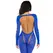 Leg Avenue Reckless Bodystocking Royal Blue, Footless, Seamless, One Size