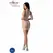 PASSION BS097 White Bodystocking One Size - Elegant Mesh Design