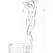 PASSION BS097 White Bodystocking One Size - Elegant Mesh Design