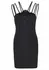 Felicia Spandex Bodycon Dress with Embroidered Lace Detail