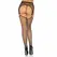Leg Avenue Industrial Net Stockings with O-Ring Garter Belt, One Size