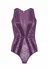 Dreamgirl Teddy Keyhole Back Floral Lace Snap Crotch Black S/M