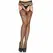 Leg Avenue Fishnet Stockings with Garter-Style Lines, One Size