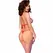 Chilirose CR 4840 Micro Bikini Red S/M - Shimmering Tulle & Jewel Accents