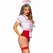 Leg Avenue Nurse Costume Red/White M - Strapless Bodysuit & Accessories