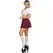 Leg Avenue Classic Collegiate Costume Red S/M - Plaid Skirt & Bow Top