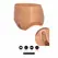 HIDDEN DESIRE ALTER EGO High Waist Silicone Open Brief S-M-L Flesh