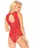 Dreamgirl Teddy Keyhole Back Snap Crotch Floral Lace Black S/M