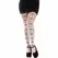 Leg Avenue Sweetheart Net White Stockings with Heart Openings & Bows One Size