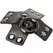 CalExotics Euphoria O-Ring Black Nipple Shields - Reusable, 7.5 cm