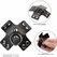 CalExotics Euphoria O-Ring Black Nipple Shields - Reusable, 7.5 cm