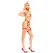 Leg Avenue Harness & Headband Set Red Vegan Leather S