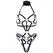 Leg Avenue Harness Bodysuit Black L - Adjustable Patent Look, O-Ring Accents