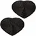 CalExotics Radiance Heart Gem Shields Reusable Adhesive - Silver Glitter