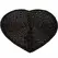 CalExotics Radiance Heart Gem Shields Reusable Adhesive - Silver Glitter