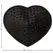 CalExotics Radiance Heart Gem Shields Reusable Adhesive - Silver Glitter