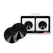 Coquette Chic Desire Elegant Black Metal Nipple Covers - Reusable Circles