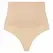 Bye Bra Seamless High Waist Thong Shapewear Beige XL Comfort Fit