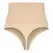Bye Bra High Waist Seamless Thong Girdle Beige Size M - Medium Support