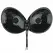 Bye Bra Round Lace-It Adhesive Bra Black Cup E - Invisible Strapless Solution