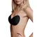 Bye Bra Round Lace-It Adhesive Bra Black Cup E - Invisible Strapless Solution