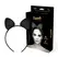 Coquette Chic Desire Vegan Leather Cat Ear Headband - Black, Adjustable