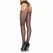 Leg Avenue Mesh Panties Plus Size with Decorative Openings Black