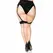 Leg Avenue Plus Size Two-Tone Sheer Thigh Highs with Backseam & Cuban Heel