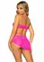 Elegant Moments Mesh Bra Top Set with Rhinestone Accents & Sarong, 3-Piece