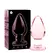Ibiza Nebula Series Model 3 Intimate Glass Plug Pink 11cm O5cm Borosilicate