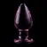 Ibiza Nebula Series Model 3 Intimate Glass Plug Pink 11cm O5cm Borosilicate