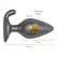 ONINDER Rio Vibrating Plug Black - App-Controlled, Waterproof, Rechargeable