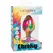 CalExotics Cheeky Large Plug Tie-Dye Silicone, Suction Cup, 9 cm