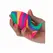 CalExotics Cheeky Large Plug Tie-Dye Silicone, Suction Cup, 9 cm
