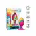 CalExotics Cheeky Large Plug Tie-Dye Silicone, Suction Cup, 9 cm