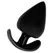 Addicted Toys Intimate Plug 8.5 cm - Flexible Ergonomic TPR, Black