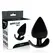 Addicted Toys Intimate Plug 8.5 cm - Flexible Ergonomic TPR, Black