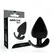 Addicted Toys Intimate Plug 8.5 cm - Flexible Ergonomic TPR, Black