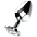 OHMAMA Anal Plug L Aluminum with Decorative Crystal 4x9cm