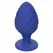 CalExotics Cheeky Silicone Plug Purple Waterproof Two Sizes