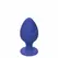 CalExotics Cheeky Silicone Plug Purple Waterproof Two Sizes