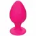 CalExotics Cheeky Silicone Plug Pink - Compact & Waterproof Design