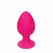 CalExotics Cheeky Silicone Plug Pink - Compact & Waterproof Design