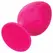 CalExotics Cheeky Silicone Plug Pink - Compact & Waterproof Design